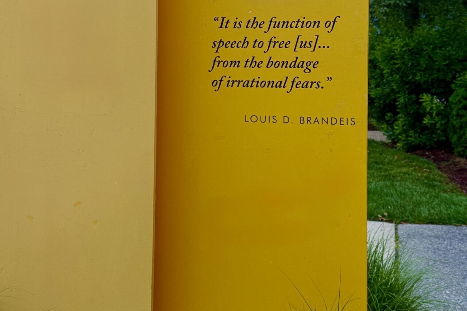 Louis Brandeis quote