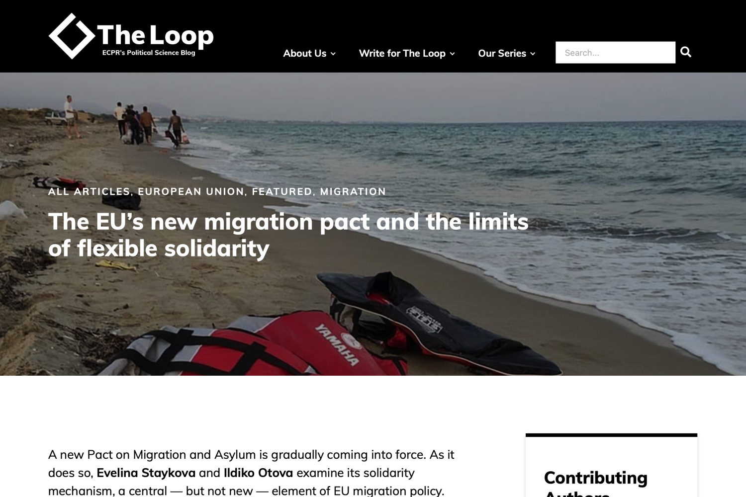 The Loop article